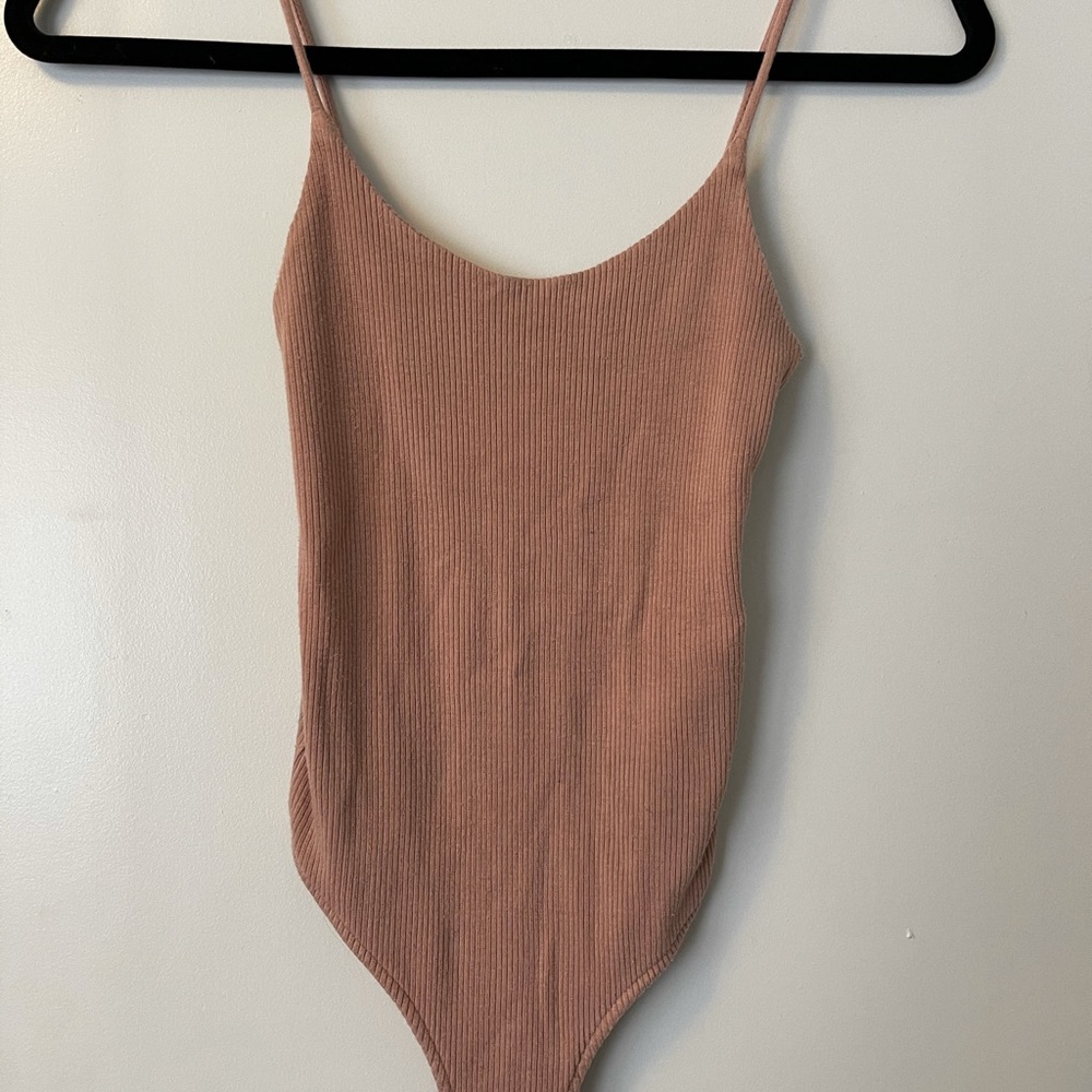 Honey Punch pink bodysuit